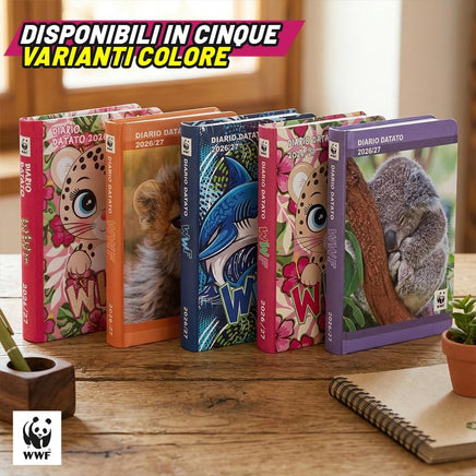 Diario WWF 2026-2027 Ghepardo Scuola Ufficiale