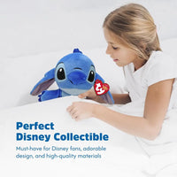 Disney Beanies Stitch - Peluche Morbido per Bambini e Neonati - Originale - TY - Orsacchiotti - 0008421440122