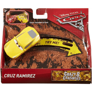 Disney Cars Veicolo Crazy 8 Crashers Cruz Ramirez