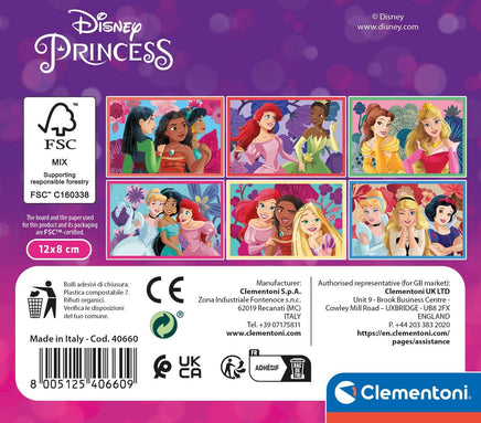Clementoni Puzzle Cubi Principesse Disney