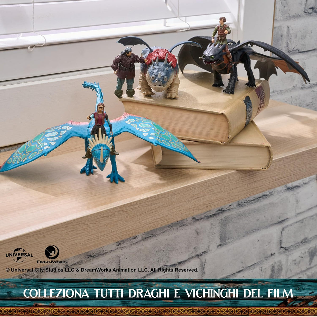Dragon Tempestosa e Astrid – Drago e Vichingo - draghi spin master