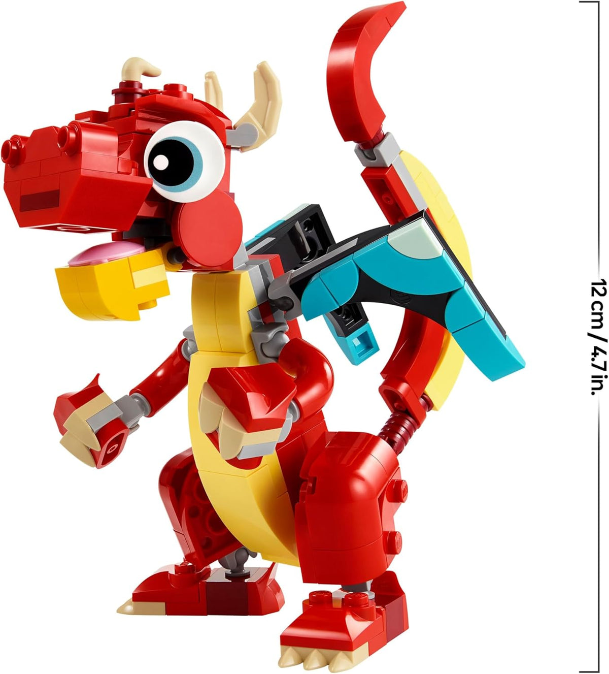 LEGO Creator 3 in 1 – Drago Rosso (31145) - drago rosso creator