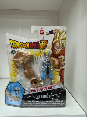 Dragon Ball Super Spin Battlers personaggio Beerus con base
