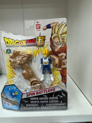 Dragon Ball Super Spin Battlers personaggio Super Saiyan Vegeta con base