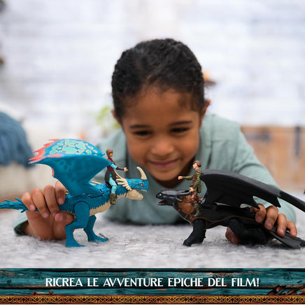 Giocattoli DreamWorks Dragons | Sdentato & Hiccup – Drago e Vichingo 4+