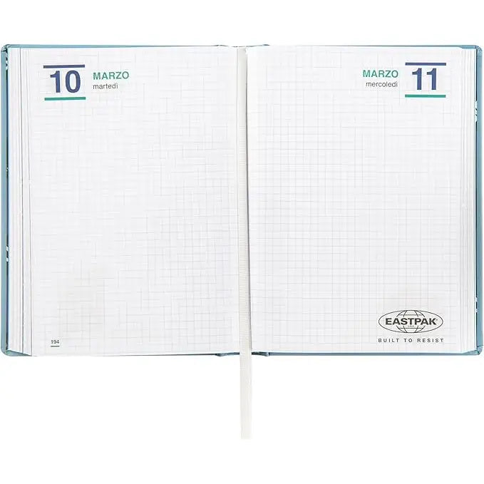 EASTPAK - Diario Scuola 2025-2026 Agenda Medium Giornaliera 13 Mesi - 8058263232456