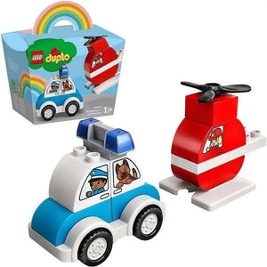 Elicottero antincendio e Auto della polizia LEGO Duplo 10957