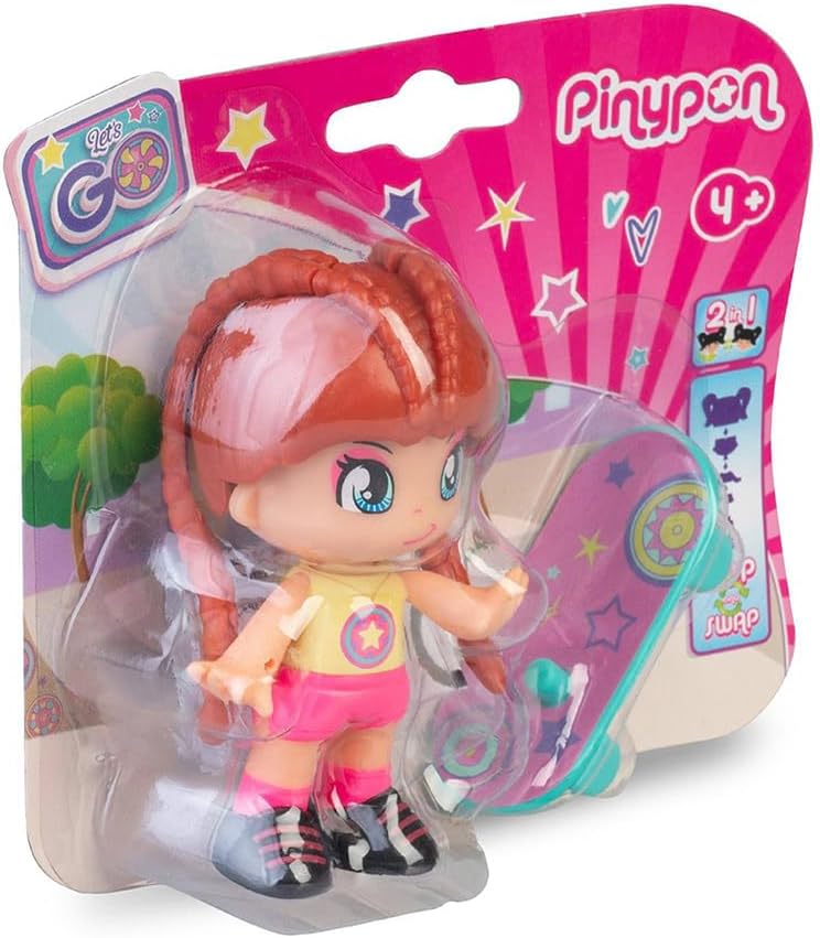 Pinypon Let's go Skateboard e pattini - famosa pinypon pattini