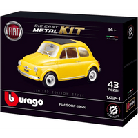 Fiat 500F (1965) modellino costruibile die cast metal kit - Giocattoli e Bambini - Toys Store4893993251278