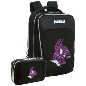 Fortnite Zaino Lama con Astuccio 3 Zip