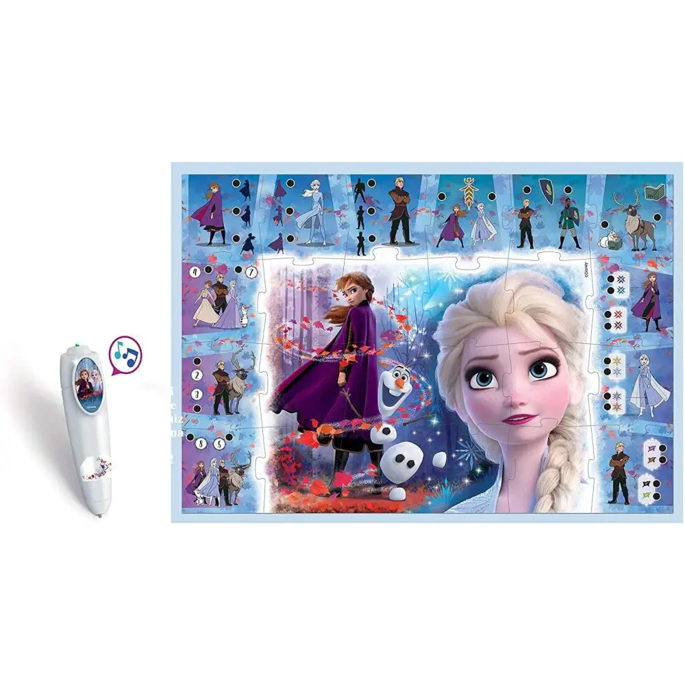 Frozen - Sapientino Il Tappeto Gigante Interattivo - Clementoni - Puzzle in legno - 8005125161874