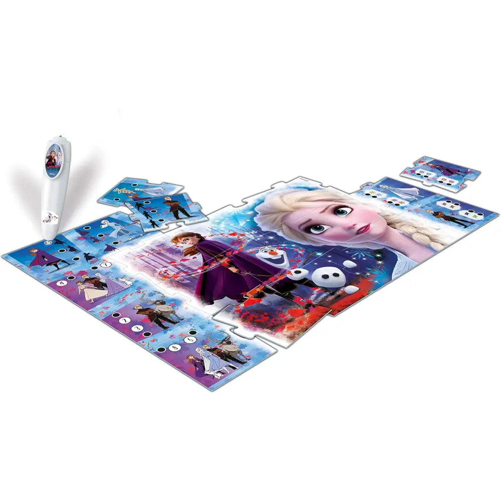 Frozen - Sapientino Il Tappeto Gigante Interattivo - Clementoni - Puzzle in legno - 8005125161874