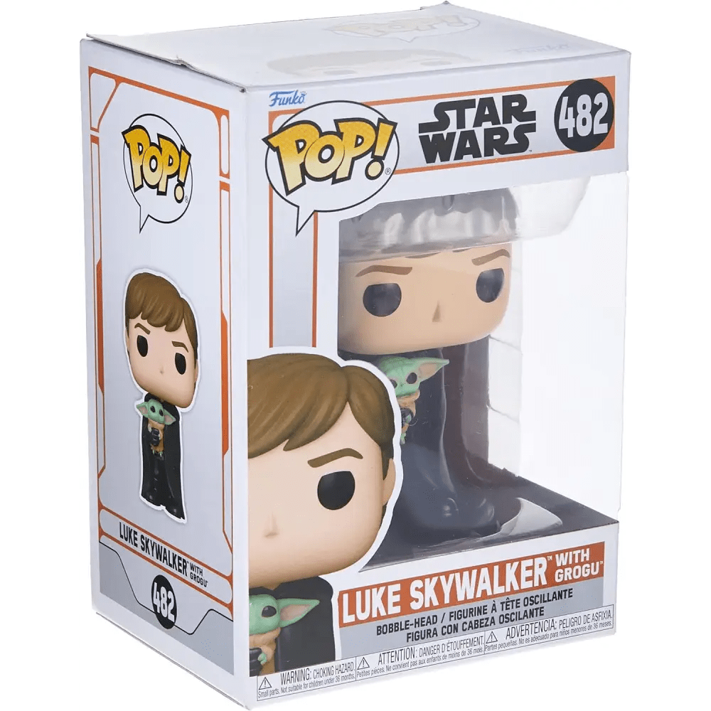 Funko Pop! 482 Star Wars: Luke Skywalker con Grogu - Giocattoli e Bambini - Toys Store0889698582902