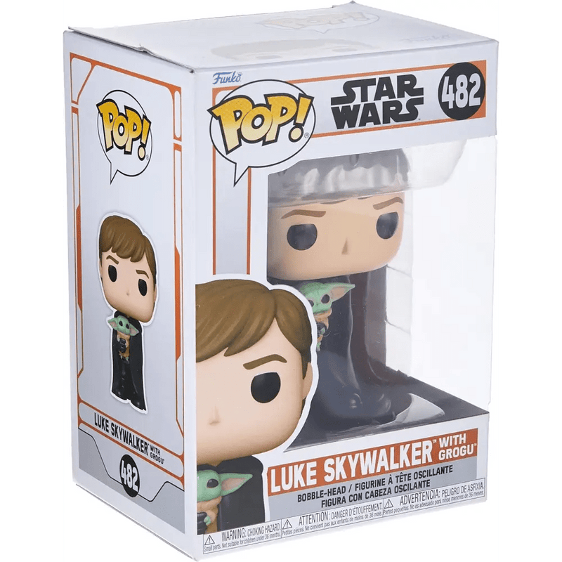 Funko Pop! 482 Star Wars: Luke Skywalker con Grogu - Giocattoli e Bambini - Toys Store0889698582902