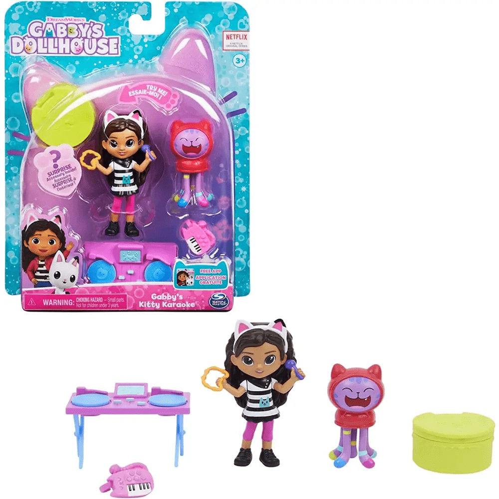 Gabby's Dollhouse Mini set Karaoke con Gabby e Dj Catnip - Giocattoli e Bambini - Toys Store0778988374177