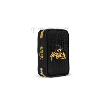 Geolier Astuccio Scuola 1 Zip nero completo - COLOURBOOK - 8055954542726