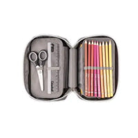 Geolier Astuccio Scuola 1 Zip nero completo - COLOURBOOK - 8055954542726