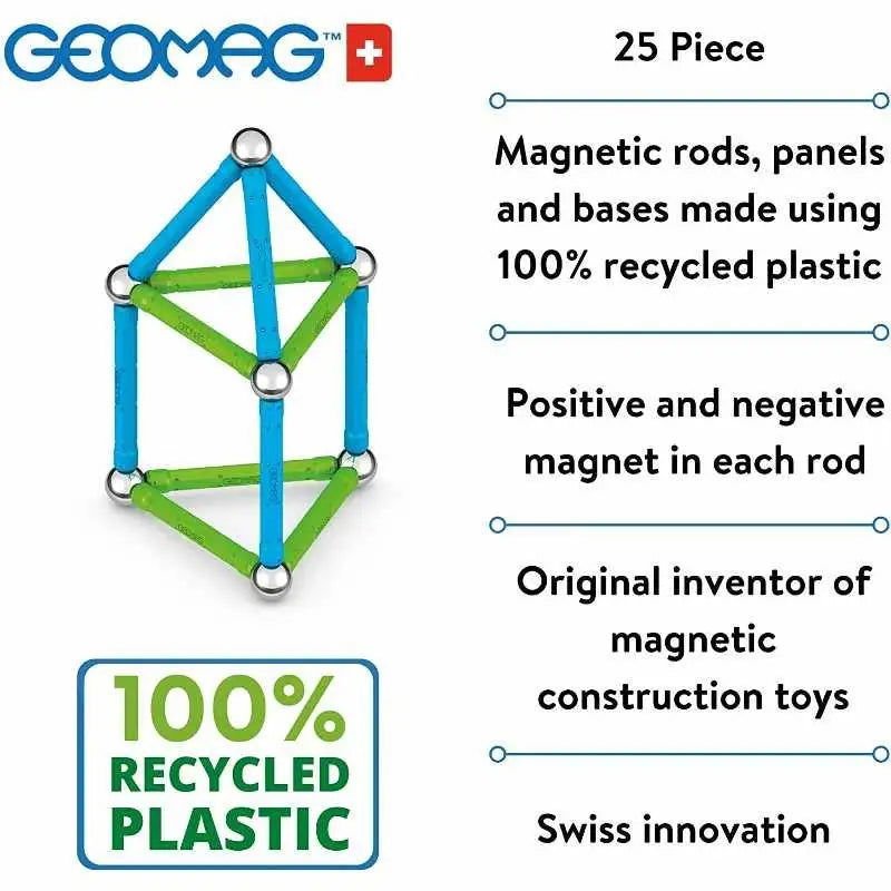 Geomag Classic Costruzioni Magnetiche 25 Pezzi - Giocattoli e Bambini - Toys Store871772002758