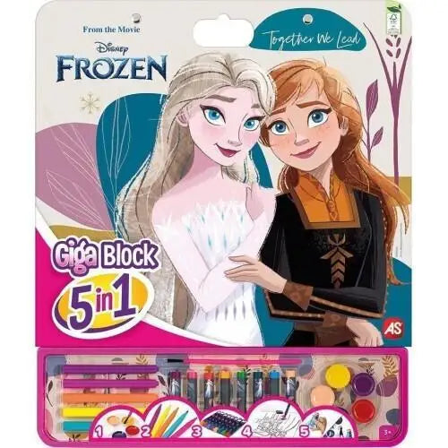 Giga Block Frozen 5 in 1 color set - AS Company - 5203068627508