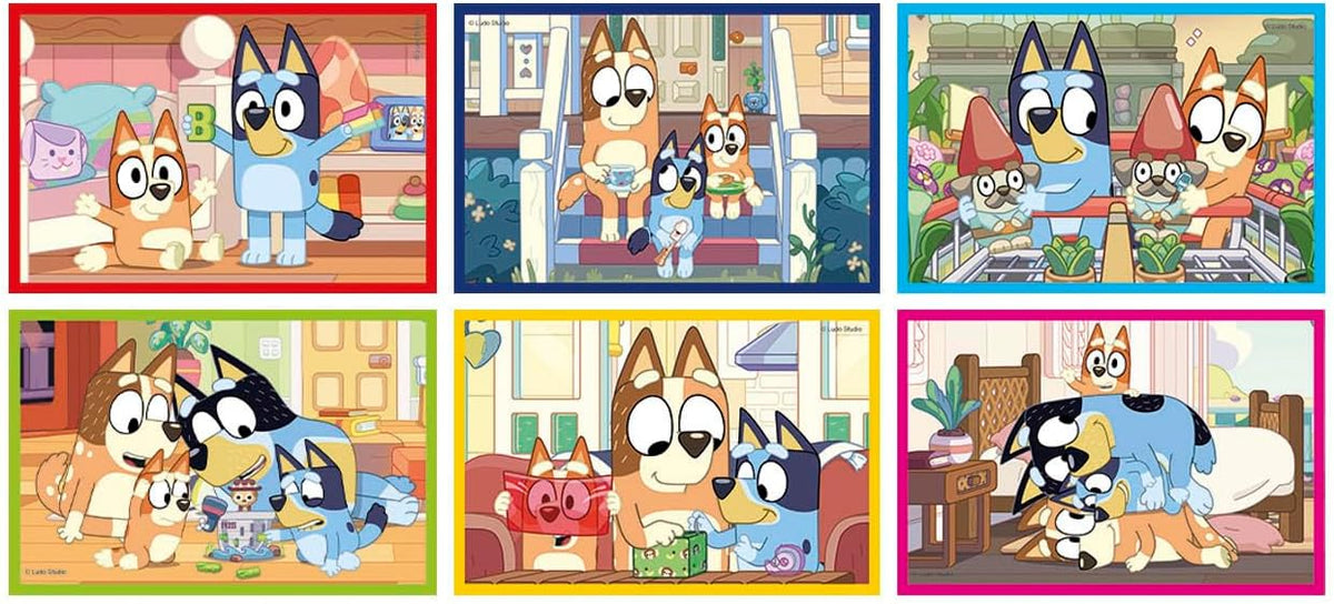 Puzzle Cubi di Bluey Clementoni - gioco cubi bluey