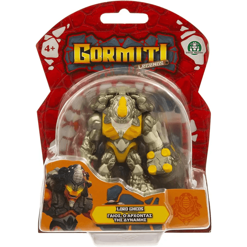 GORMITI LEGENDS Personaggio Lord Gheos Versione Metallizzata - Giocattoli e Bambini - Toys Store8056379140481