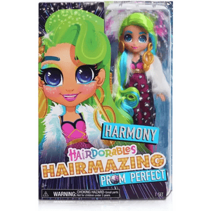 Hairdorables Hairmazing Prom Perfect bambola Harmony