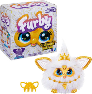 Furby Gold Glam Bianco Interattivo