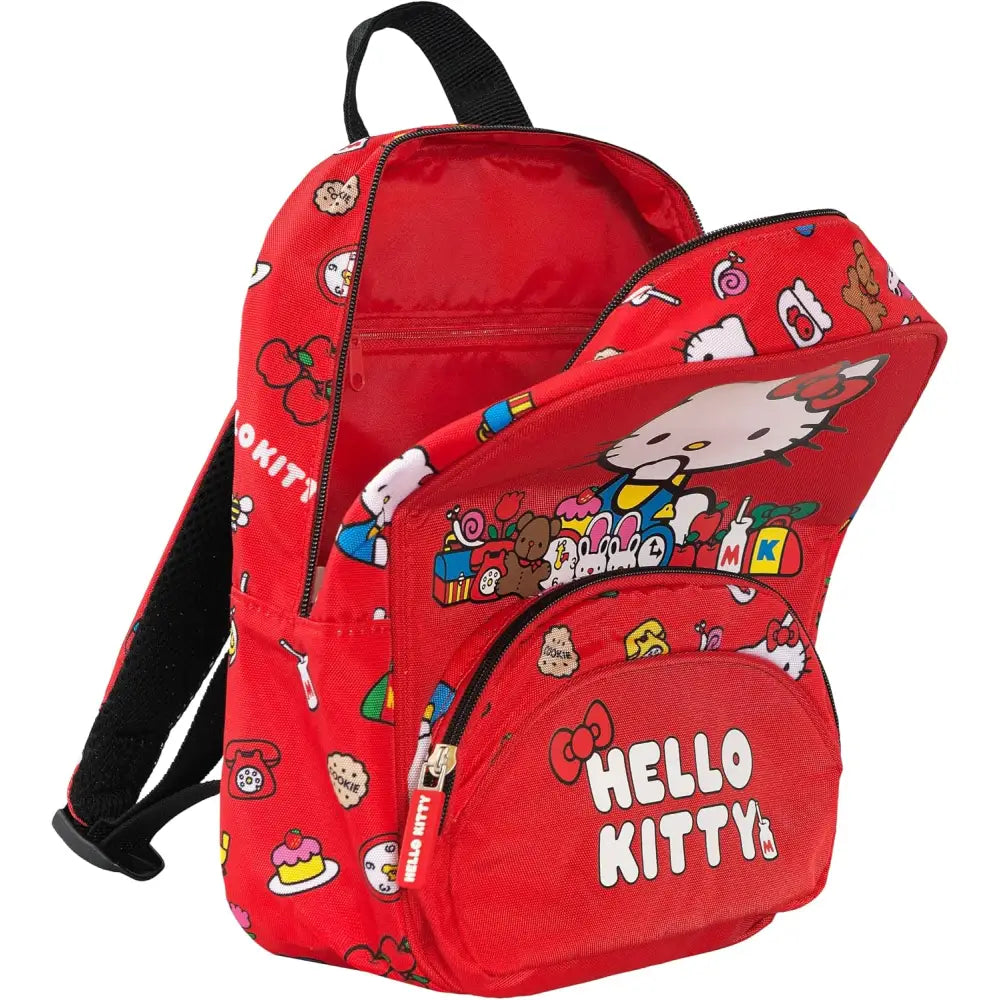 Hello Kitty zaino asilo Rosso - Franco Panini - 8058263261593