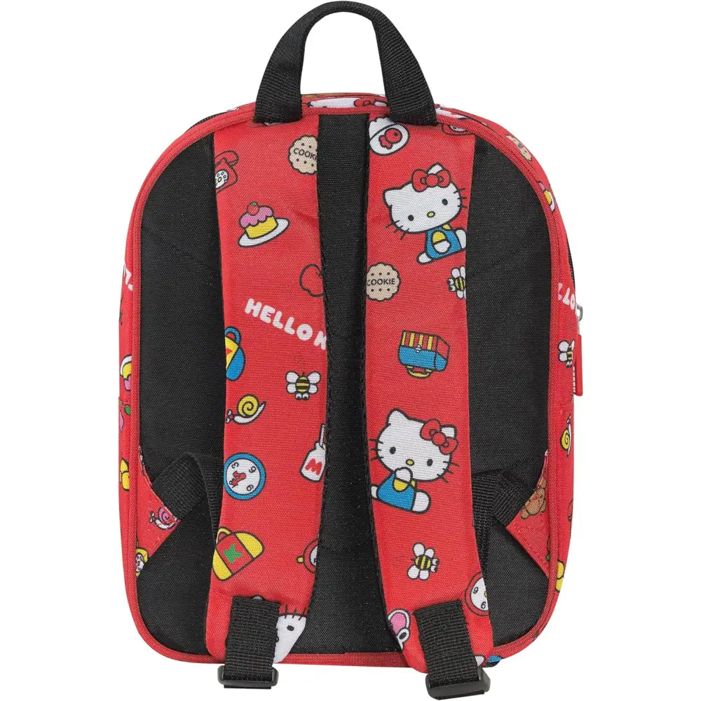 Hello Kitty zaino asilo Rosso - Franco Panini - 8058263261593