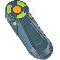 Telecomando hex bots centipede nero grigio con pulsanti direzionali verde lime e grip testurizzato in plastica