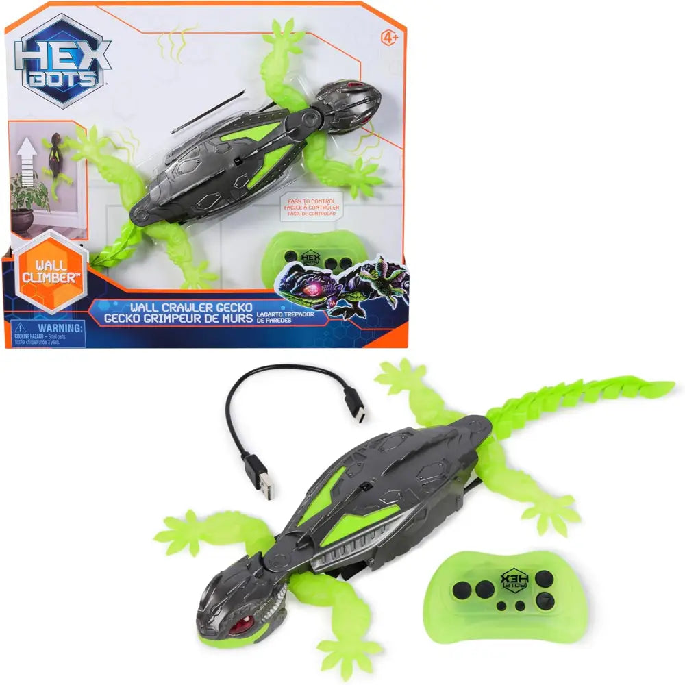 Hex Bots Geco Interattivo Radiocomandato - Spin Master - Robot telecomandati - 0681147021228