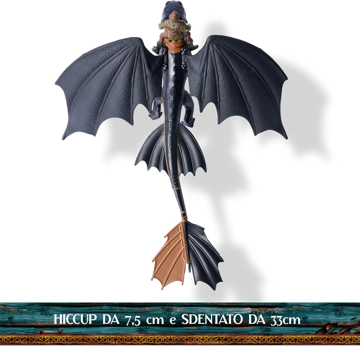 Giocattoli DreamWorks Dragons | Sdentato & Hiccup – Drago e Vichingo 4+ - hiccup spin master