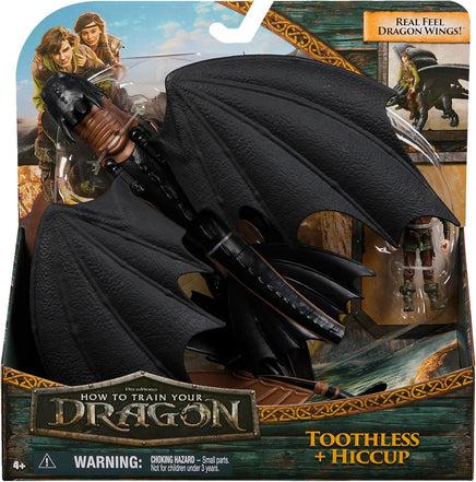 Giocattoli DreamWorks Dragons | Sdentato & Hiccup – Drago e Vichingo 4+