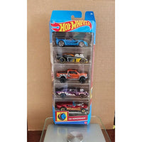 Hot Wheels 5 veicoli - HW Horsepower - MATTEL - Set auto da corsa giocattolo - 074299018060