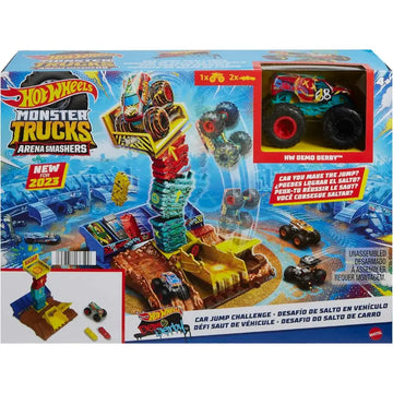 Hot Wheels Monster Trucks Pista degli Scontri Semifinali - MATTEL - Automobili giocattolo - 0194735136599
