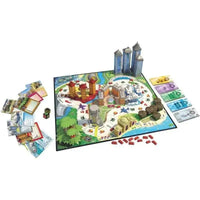 Colorato gioco da tavolo 3d hotel tycoon con mini edifici e punti di riferimento per vero magnate nuova versione