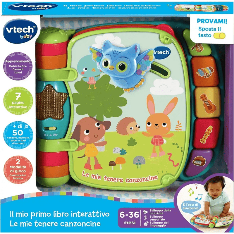 Il Mio Primo Libro Interattivo - Le Mie Tenere Canzoncine - Giocattoli e Bambini - Toys Store3417761667798