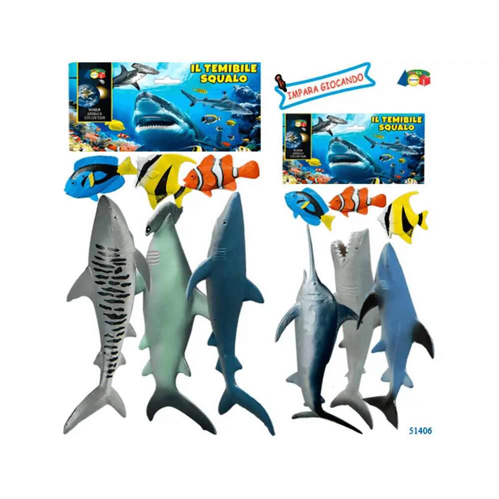 Il temibile squalo busta 5 pesci - Giocattoli e Bambini - Toys Store8057438024452