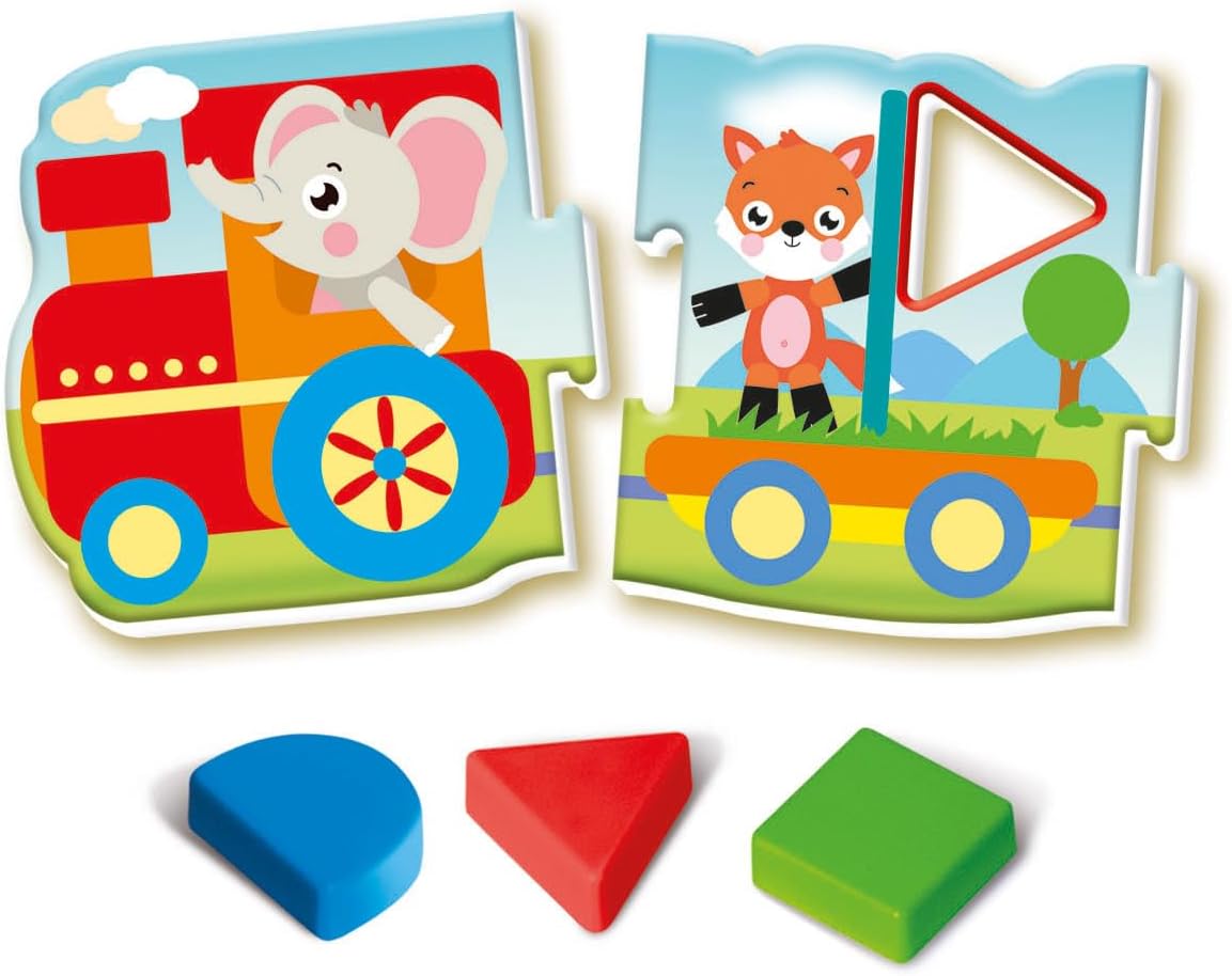 Clementoni Sapientino Montessori – Il Trenino delle Forme - incastro forme sapientino
