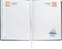 Diario Scuola Eastpak 13 Mesi 2026/2027 Medium Letterdye Blue - interno diario eastpak blu