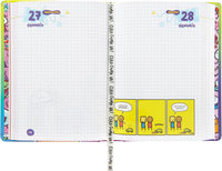 Agenda 16 Mesi Scomix by Sio Multicolor 2026/2027 – Diario Scuola Medium - interno diario sio comix 16 mesi