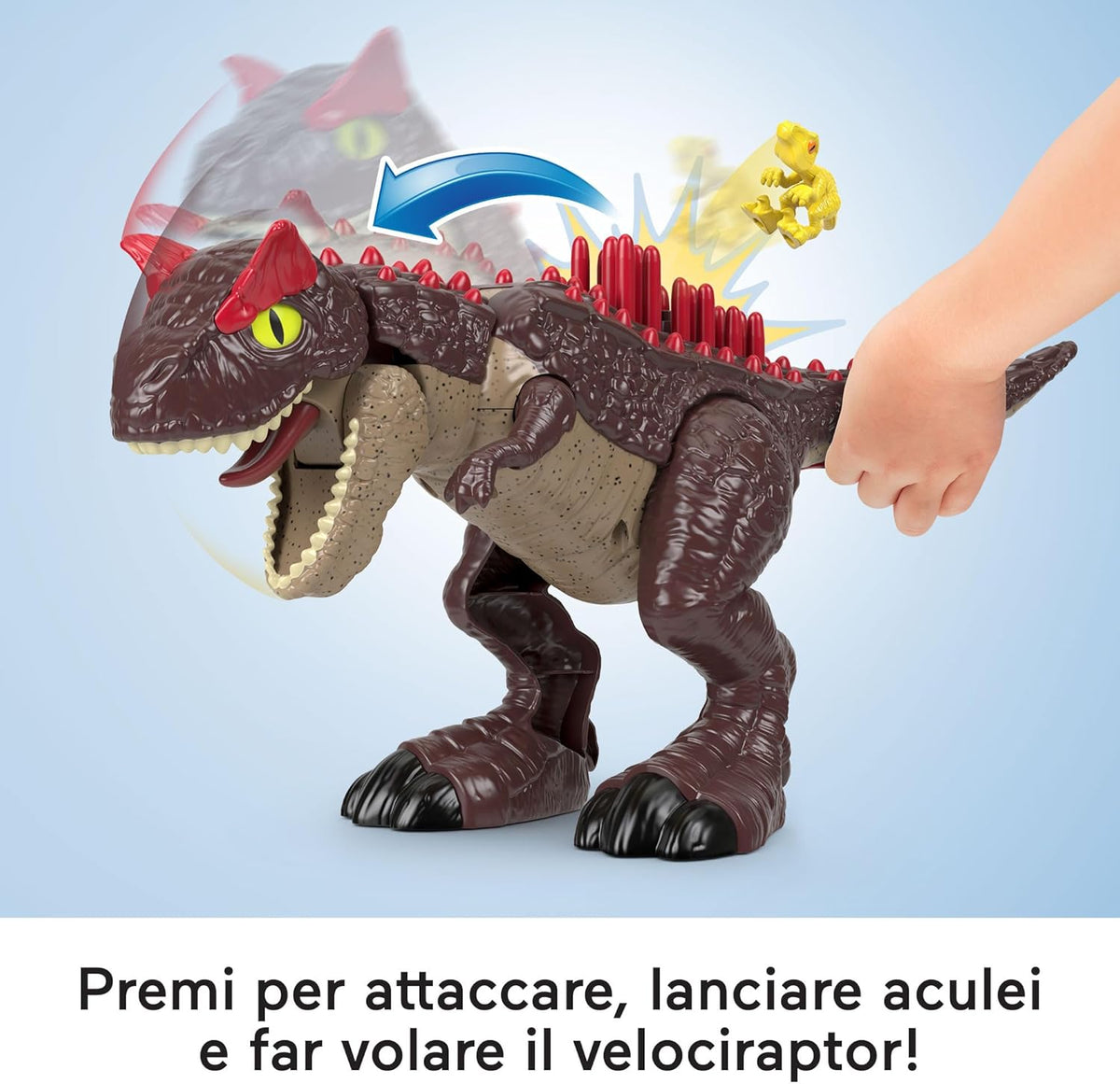 Fisher-Price Imaginext Jurassic World - Carnotauro Aculei Pungenti - jurassic world carnotauro