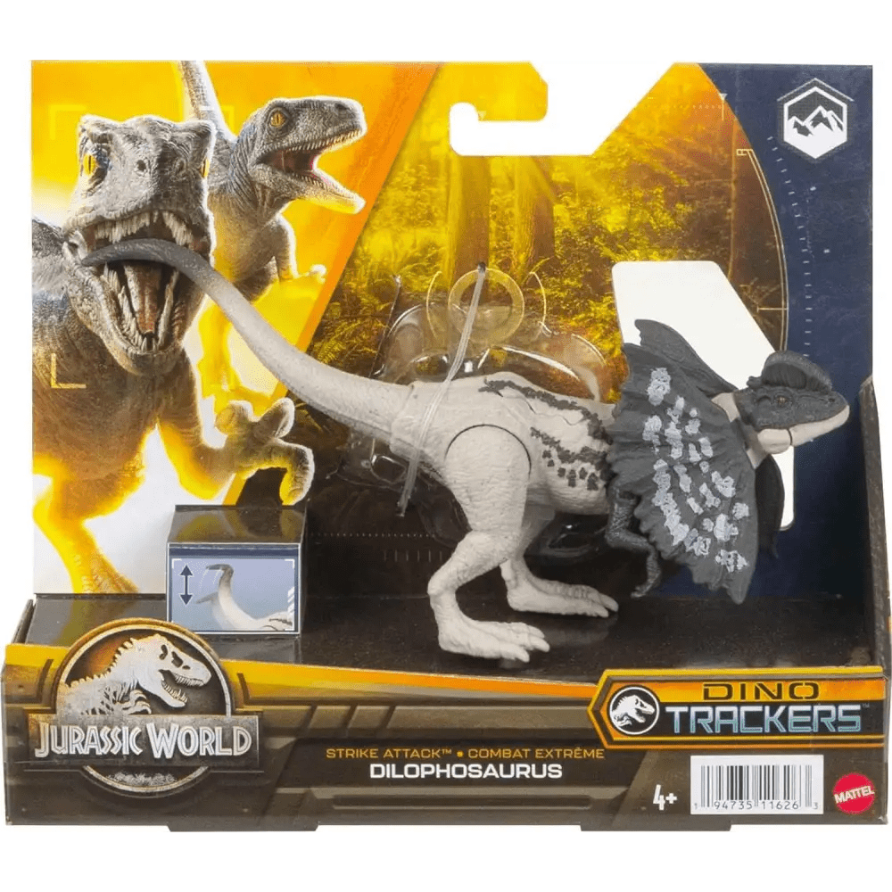 Jurassic World dinosauro Dilofosauro morso d'attacco - Giocattoli e Bambini - Toys Store0194735116263