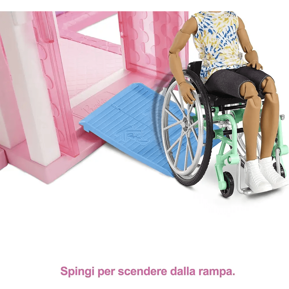 Ken con Sedia a Rotelle Barbie Fashionistas - Giocattoli e Bambini - Toys Store887961949926