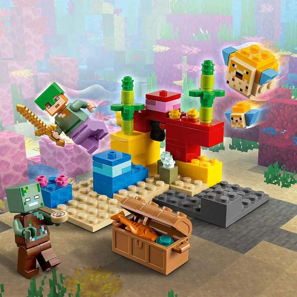 La Barriera Corallina LEGO Minecraft 21164 - Blocchi a incastro - 5702016913569
