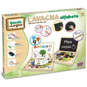 Lavagna legno 2 in 1 Fattoria
