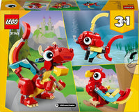 LEGO Creator 3 in 1 – Drago Rosso (31145)