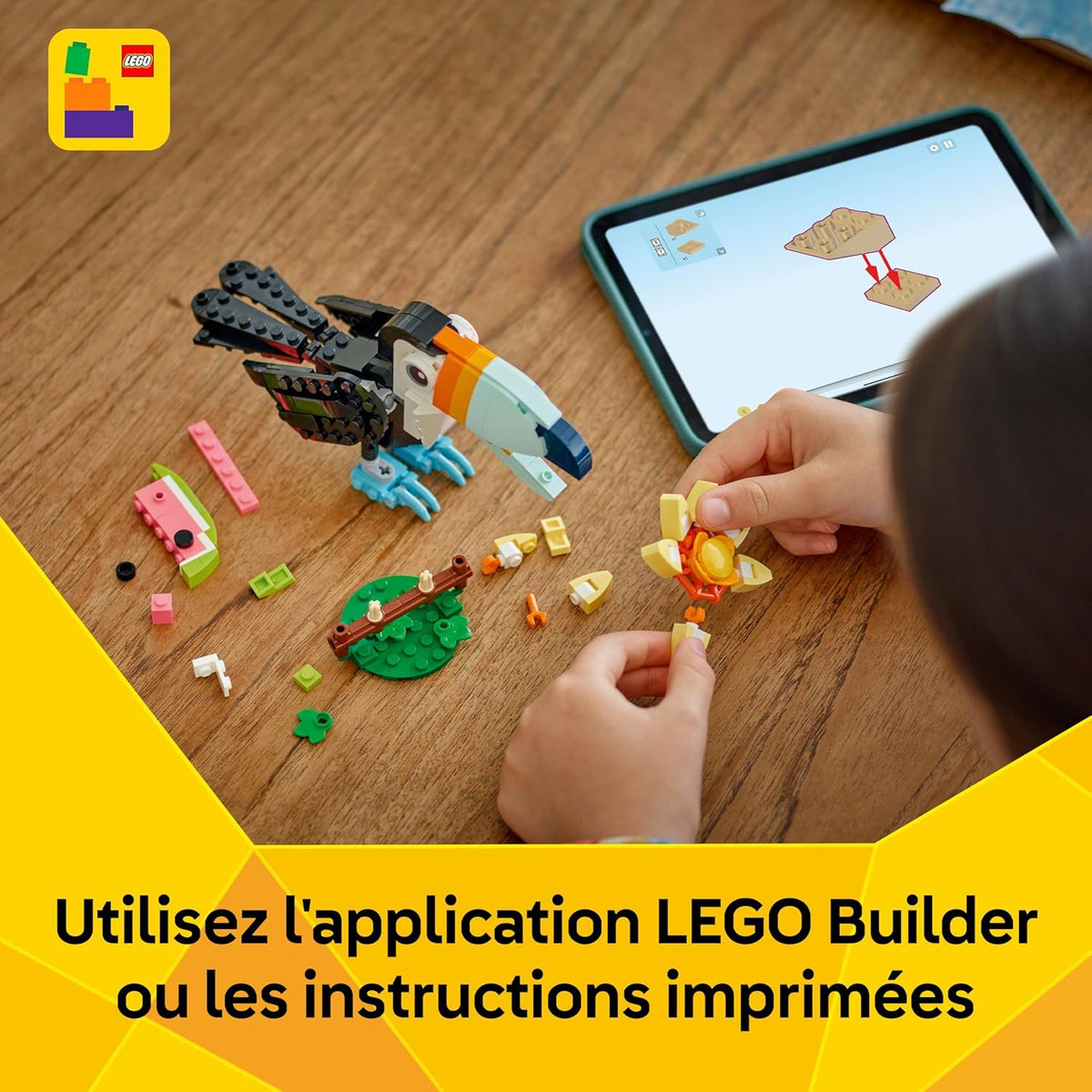 LEGO Creator 3 in 1 31173 Tucano Tropicale - lego animali tucano