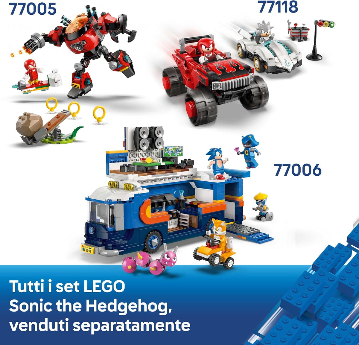 Lego sonic 77117 - Macchina Fulmine supersonico - lego auto sonic