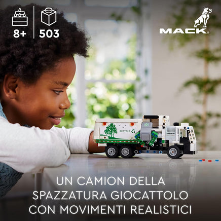 LEGO Technic 42167 – Camion Spazzatura Mack LR Electric